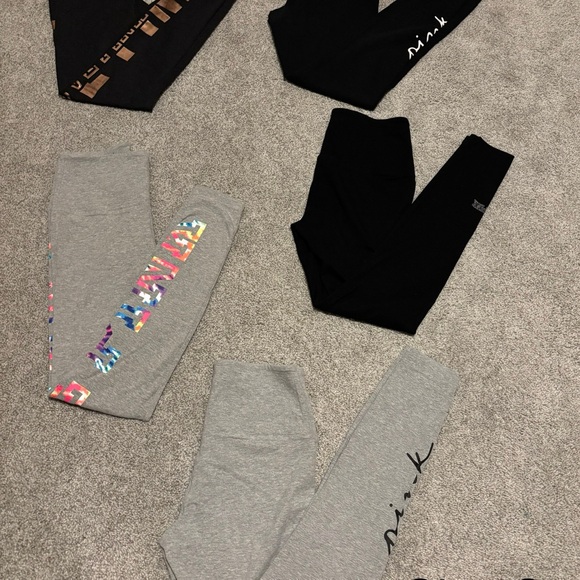 Victoria's Secret Black and Gray Legging’s Bundle of 5 All Size S. - Picture 1 of 2
